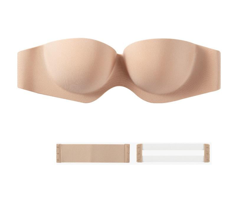 Бюстгальтер женский бандо бесшовный 75D Бежевый (U9514)