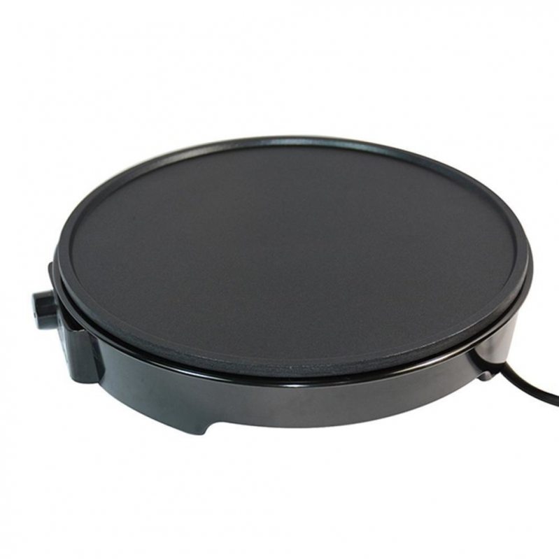 Блинница DSP электрическая с антипригарным покрытием и двумя лопатками 28 см 1000 Вт Черный (KC-3022)