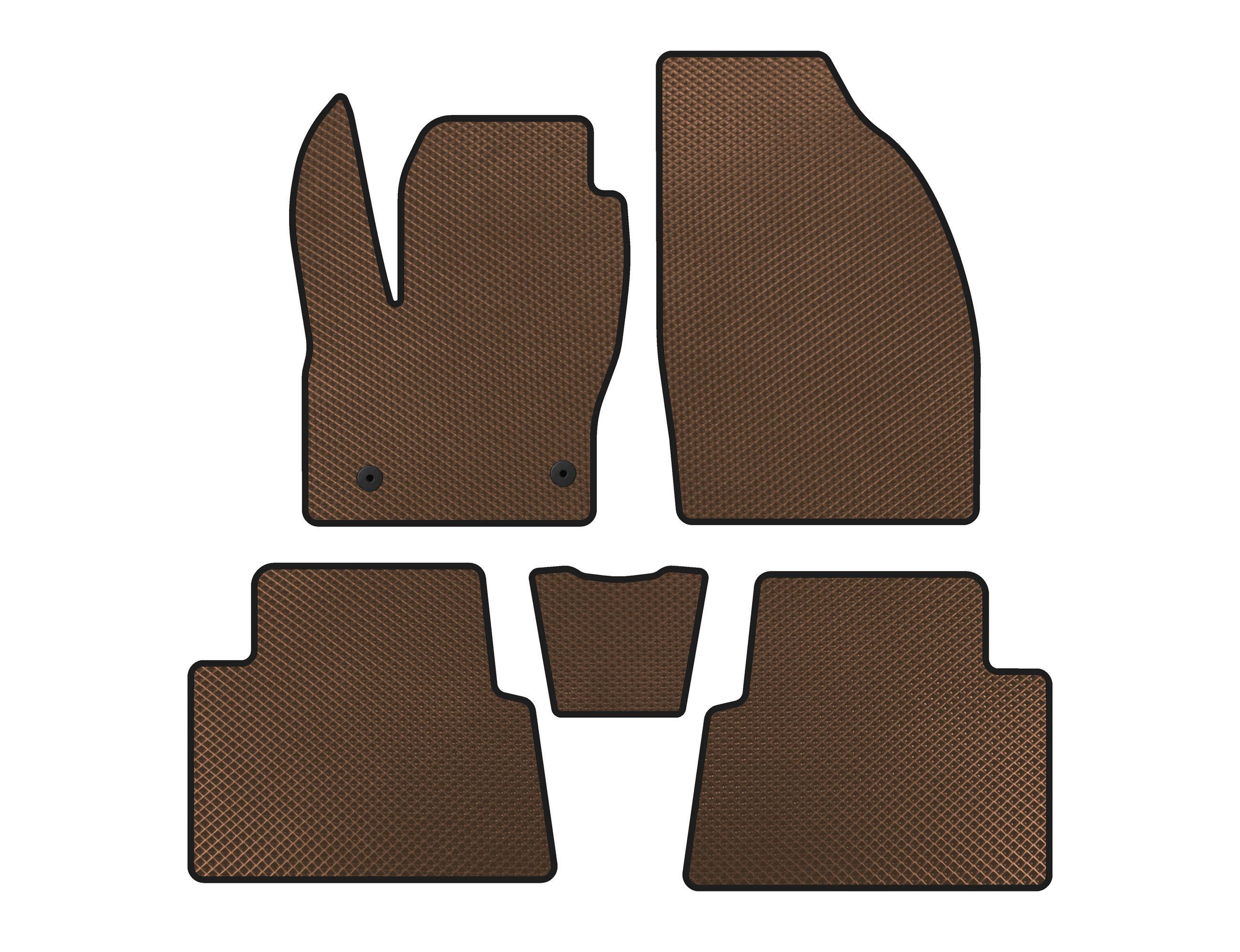 Коврики Digital Designs EVA для Ford Kuga 2008-2013 гг. этилвинилацетат Коричневый (141582)
