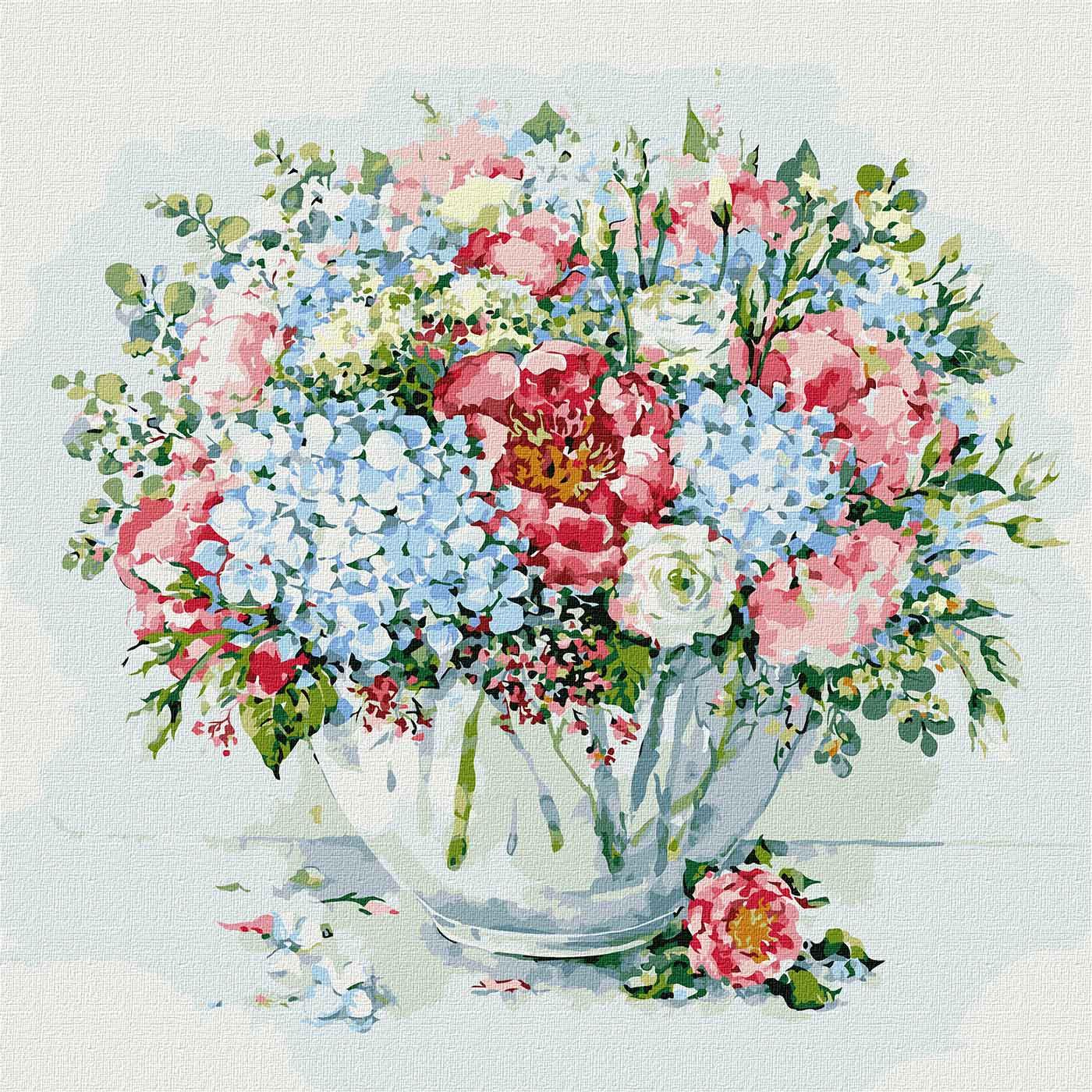 Картина по номерам Идейка Сочетание красок 40x40 см (KHO3171)