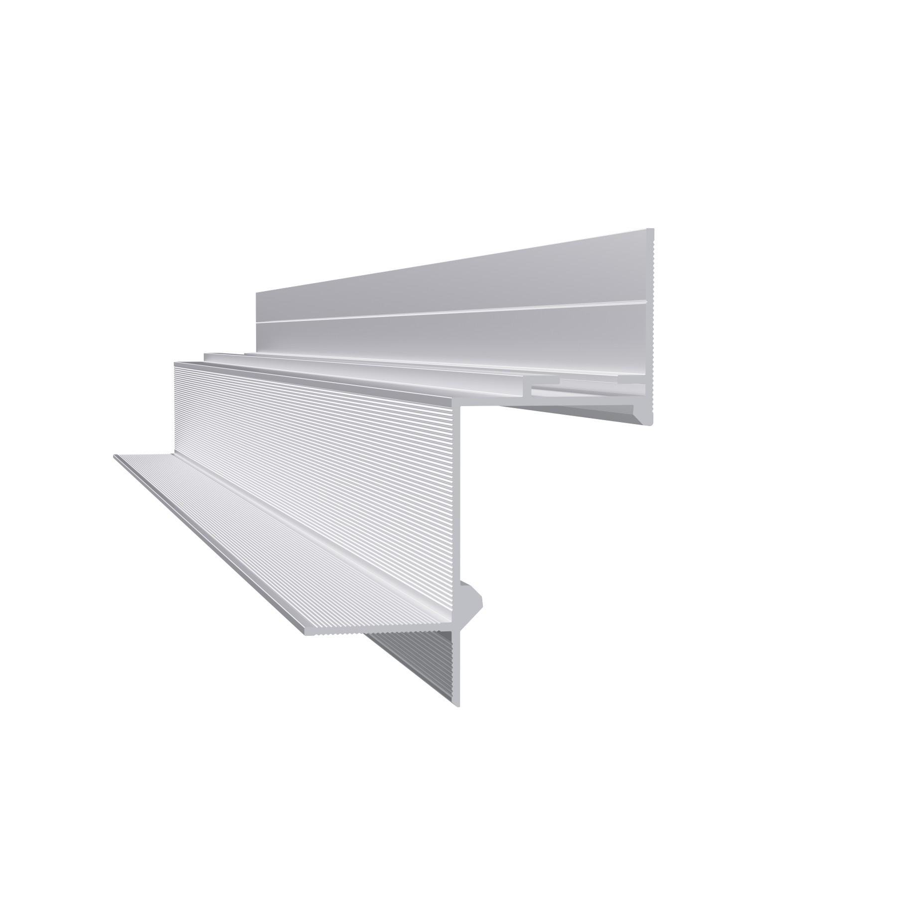 Профиль теневого шва ProfiLuxe SVT-35 под LED с линзой 35x2000 мм (7497123)