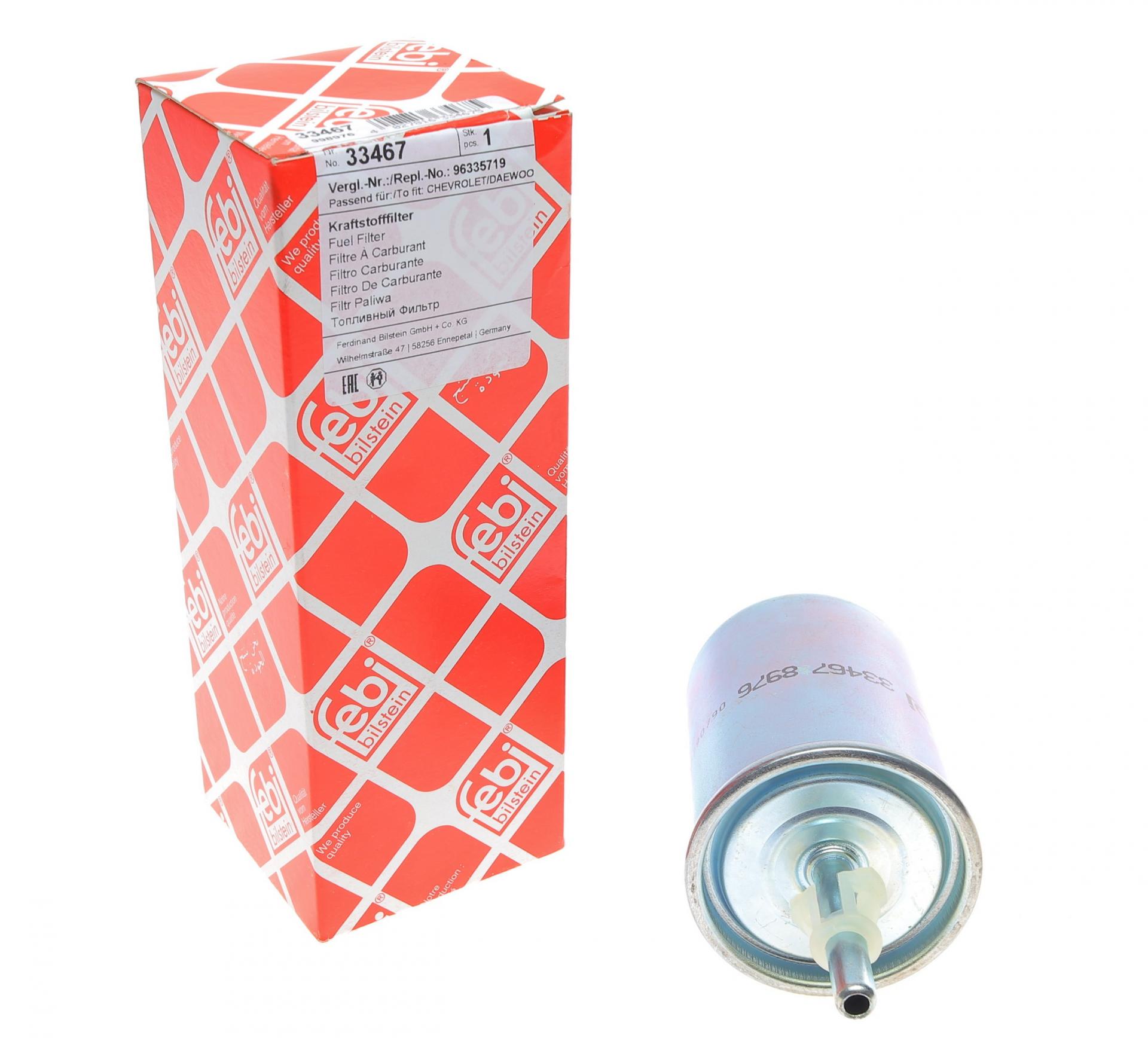 Фильтр топливный FEBI BILSTEIN для Daewoo Lanos 1,3-1,5 97- (33467)