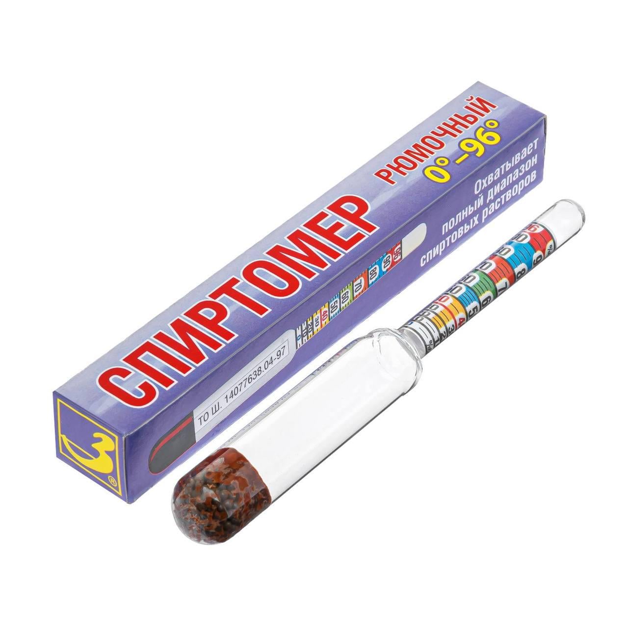 Спиртомір скляний чарковий 0-96° (eb2c54ae)