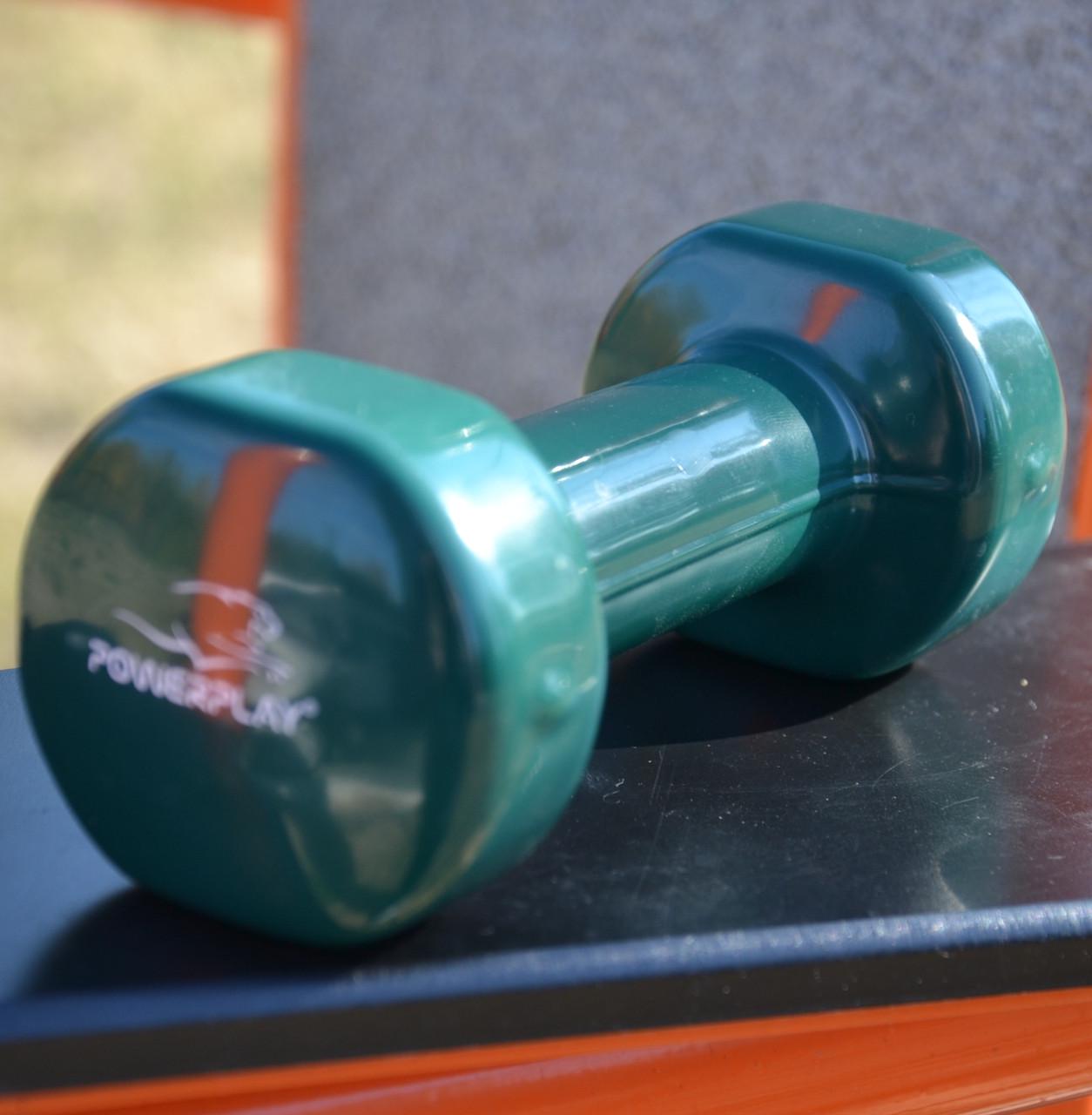 Гантель виниловая PowerPlay 4125 Achilles 15 кг Зеленый - фото 9 Гантель виниловая PowerPlay 4125 Achilles 15 кг Зеленый - фото 9