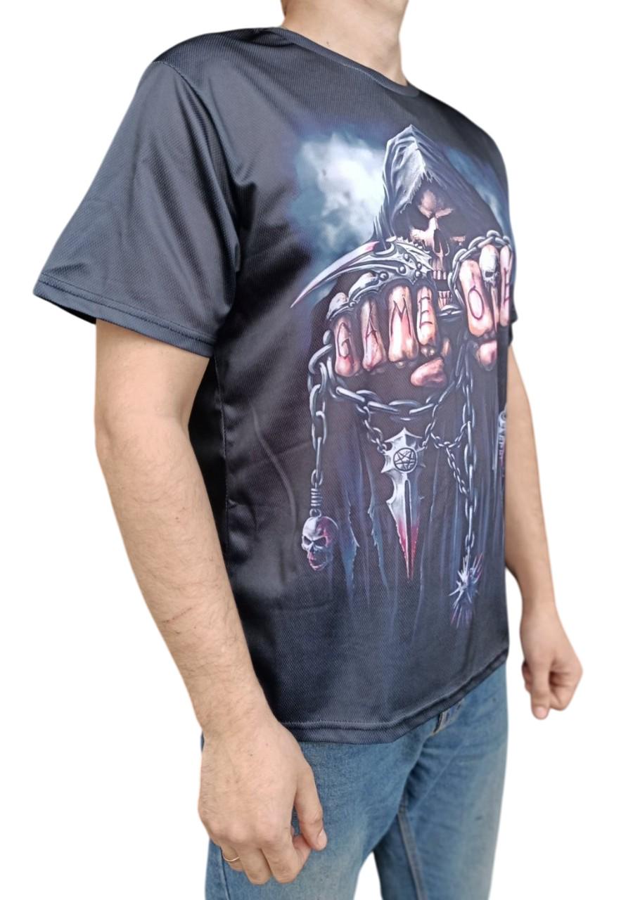 Футболка зі скелетом та черепом кулаки XХL (538) - фото 2 Футболка зі скелетом та черепом кулаки XХL (538) - фото 2