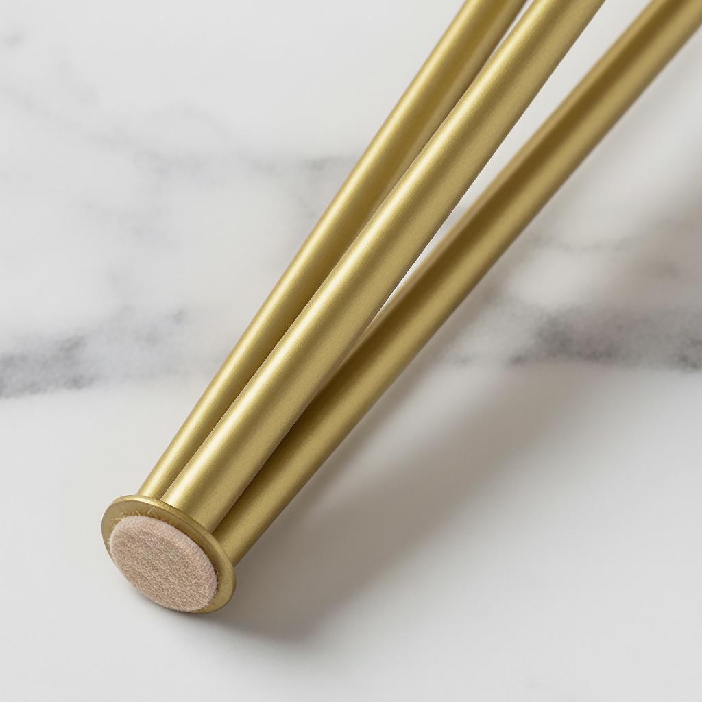 Ножка-шпилька для стола из металла 730 мм Золотой (1112) - фото 3