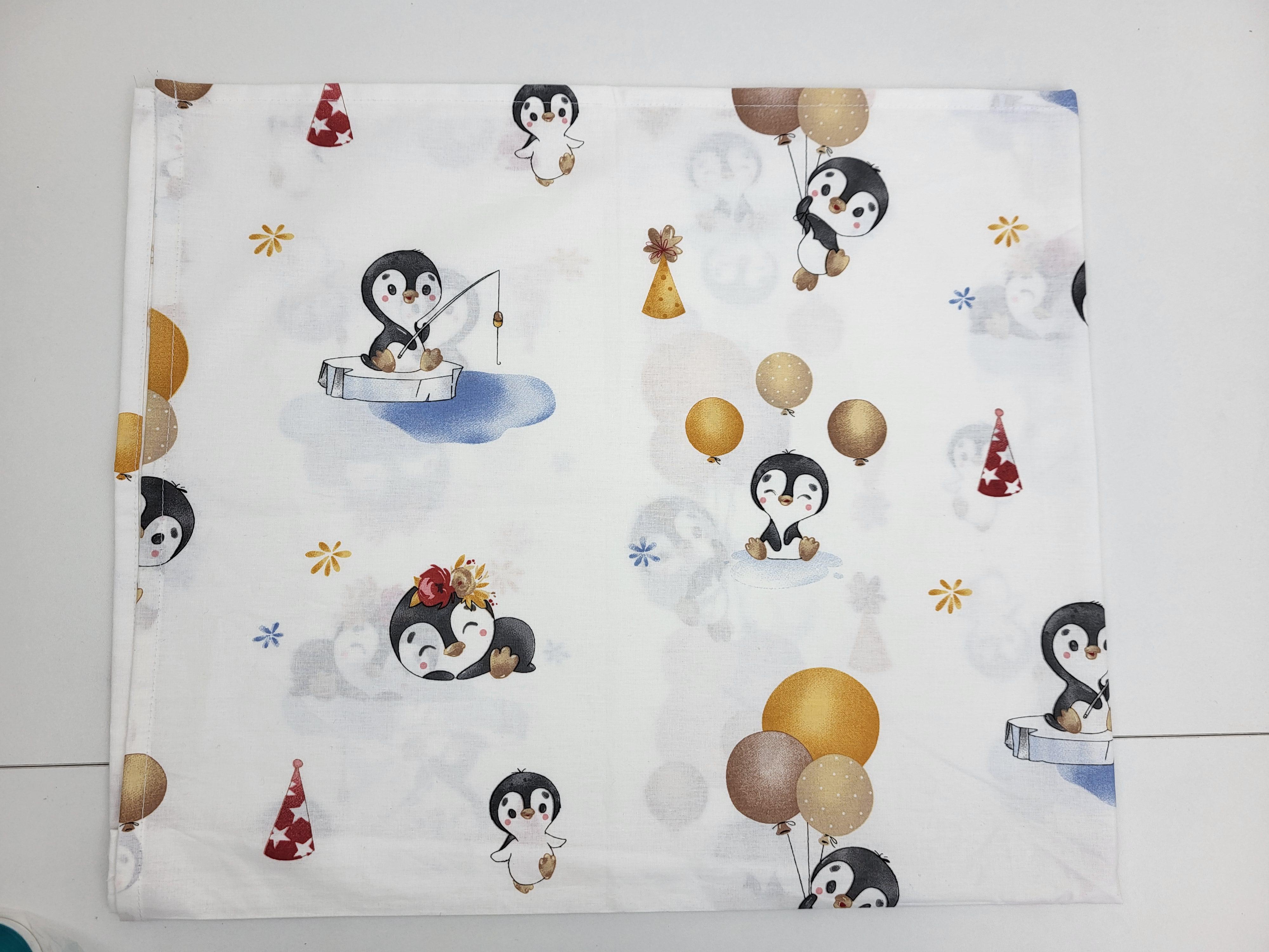 Пелюшки дитячі з пінгвінами 75х90 см (1489) - фото 3 Пелюшки дитячі з пінгвінами 75х90 см (1489) - фото 3