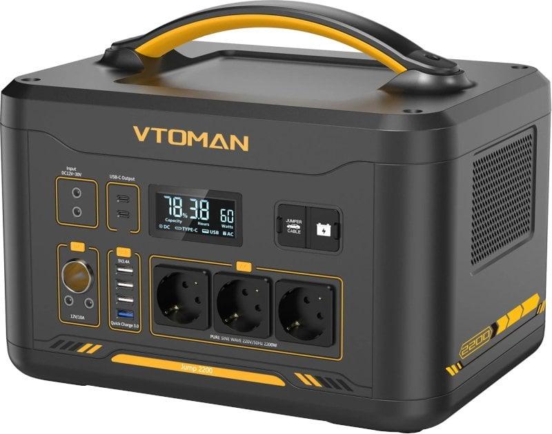 Зарядная станция VTOMAN Jump 2200 LiFePo4 1548 Вт/ч 2200W 4400W Peak - фото 7