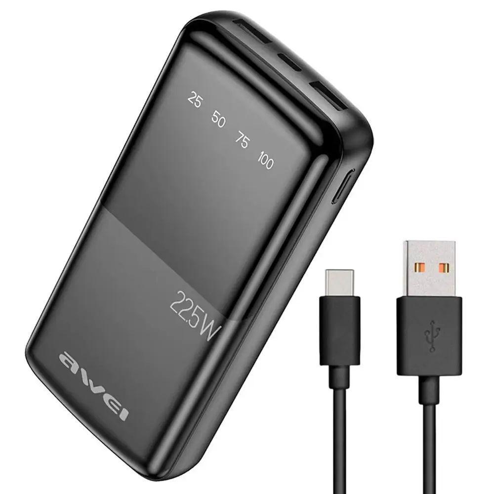 Повербанк AWEI P13K с функцией быстрой зарядки 22,5W 20000 мАч (9610)