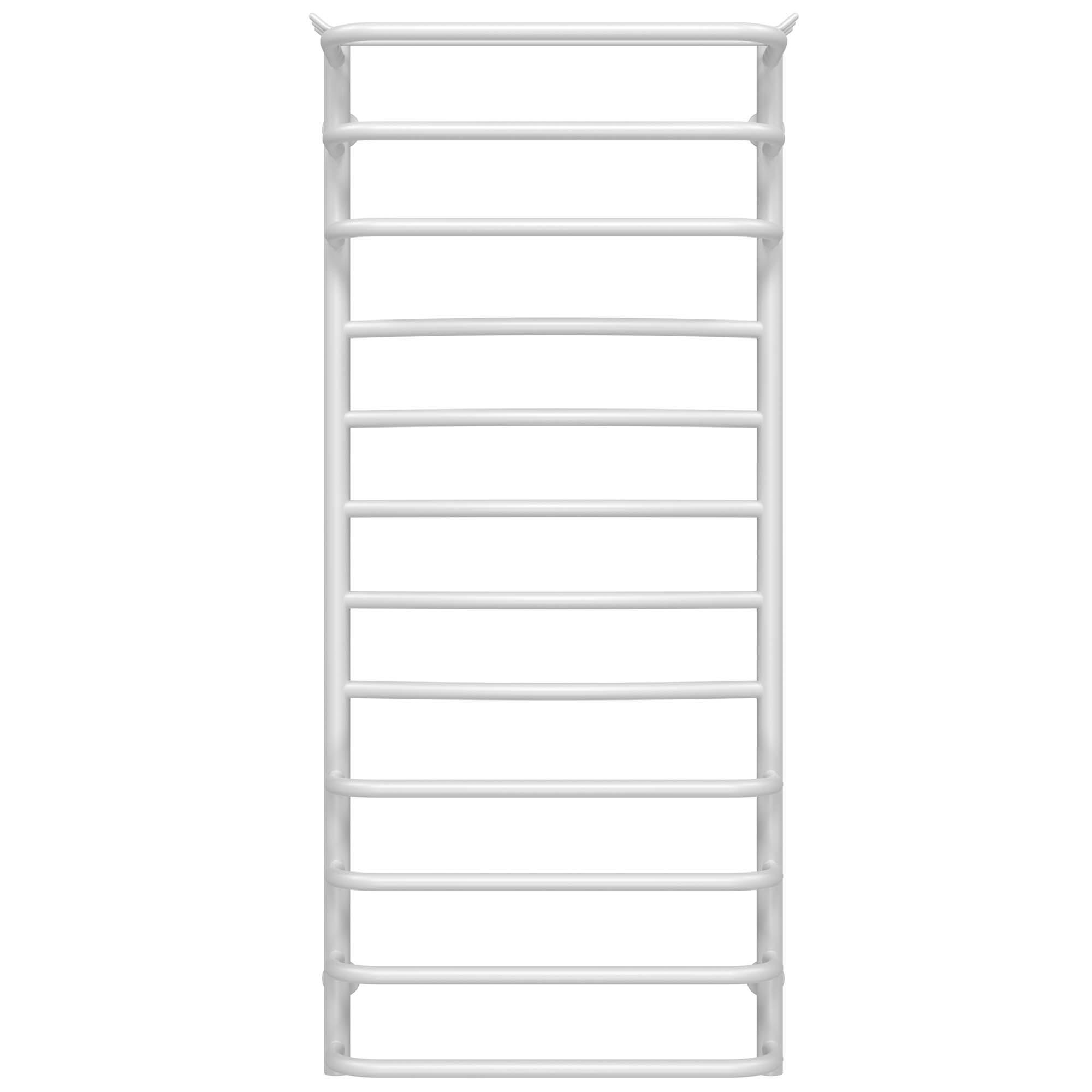 Полотенцесушитель водяной Deffi Юность П12 нижнее подключение нержавеющая сталь 500х1200 мм Белый (C.YU.120.50.12.W.A)