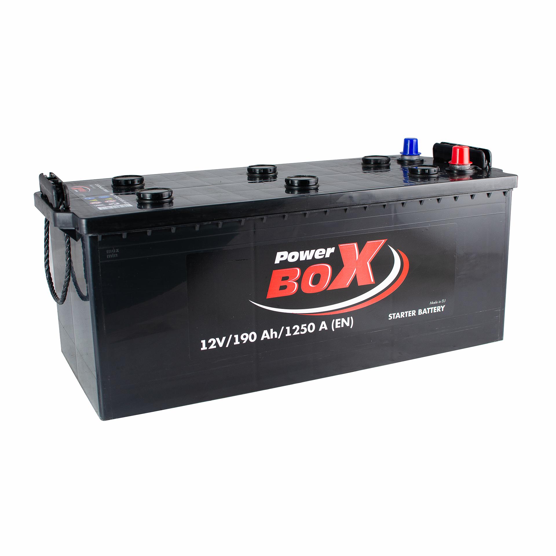 Акумулятор Power Box 190 Ah/12V 3 плюс зверху