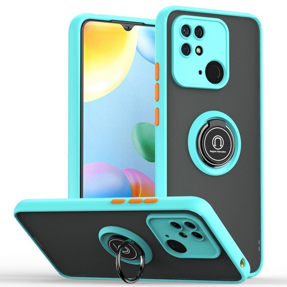 Защитный чехол MatteLuxe Xiaomi Redmi 10C (с кольцом) Light Blue (34242-0B)