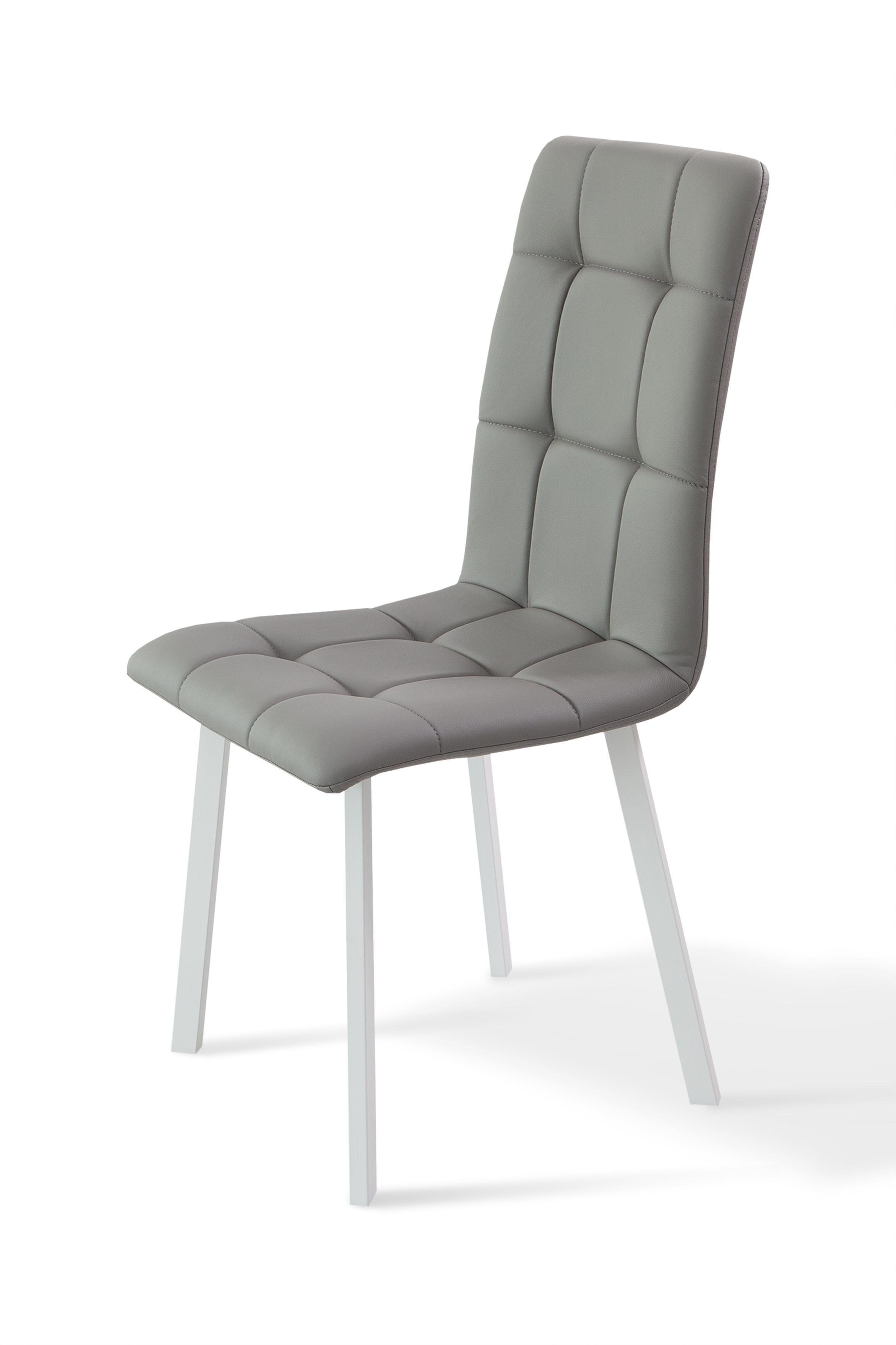 Стілець для кухні та вітальні Фіджи Трініті 450х960х530 мм Білий/Сірий (GAА0056038) - фото 1