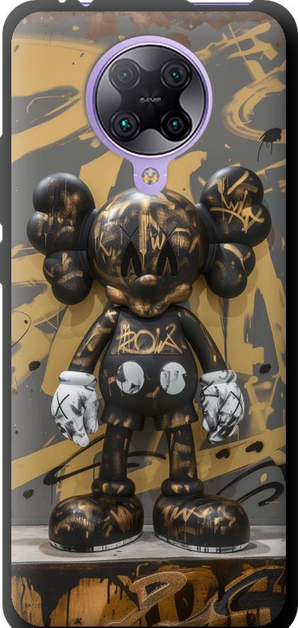 Чехол на Xiaomi Redmi K30 Pro Bronze kaws (6097b-1899-42517)