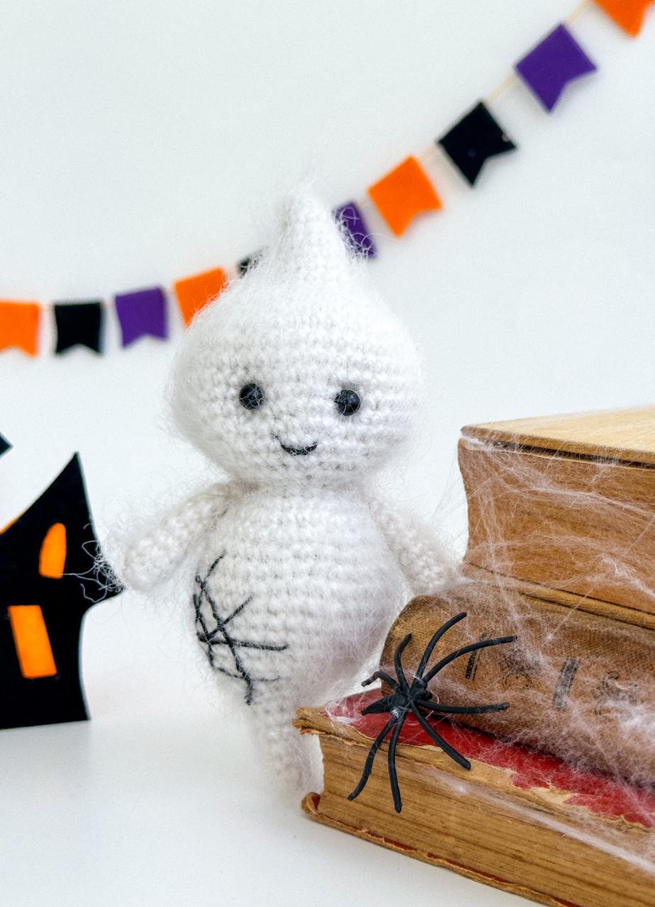 Игрушка вязаная Призрак из мохера (29528468) - фото 3 Игрушка вязаная Призрак из мохера (29528468) - фото 3