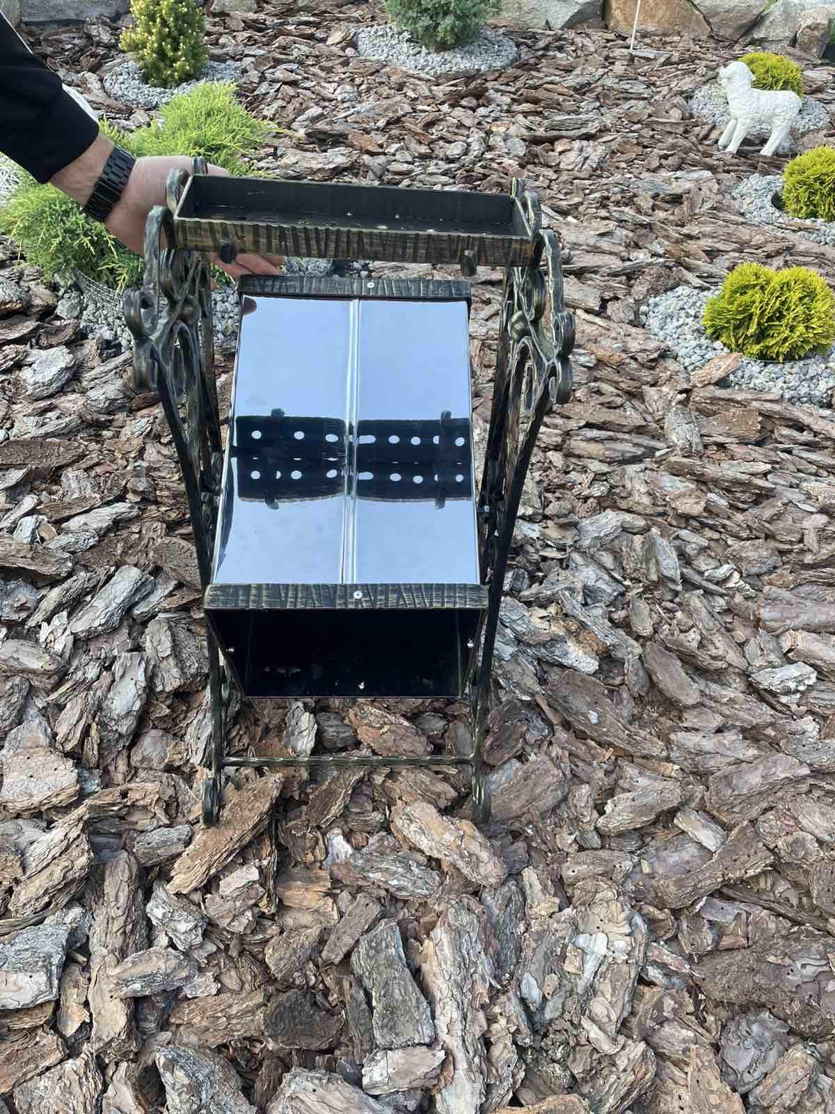 Урна со съемной пепельницей и ведром из нержавеющей стали (Vi_28) - фото 5 Урна со съемной пепельницей и ведром из нержавеющей стали (Vi_28) - фото 5