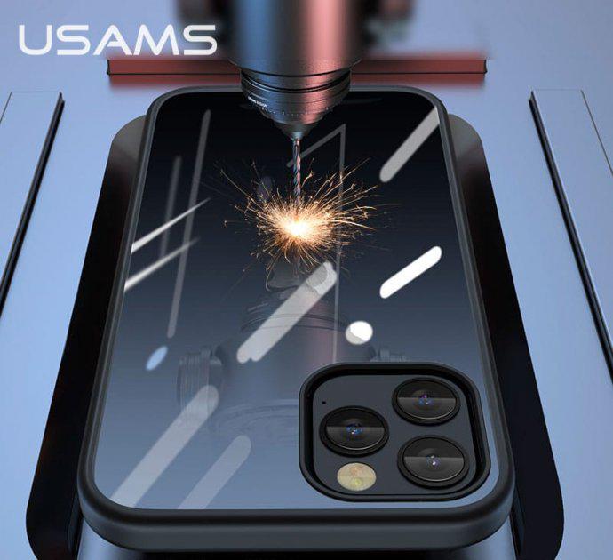 Чохол Usams Case for iPhone 12 Mini 5,4" Janz Series US-BH626 Black (44fcb6bc) - фото 3