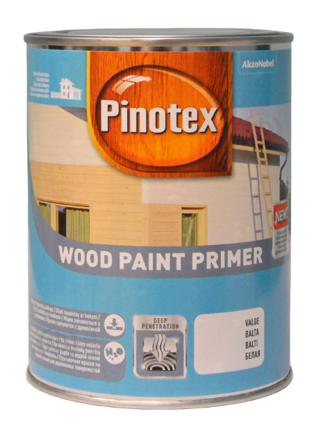 Краска для дерева Pinotex Wood Paint Primer грунтовочная 1 л Белый (5309453)
