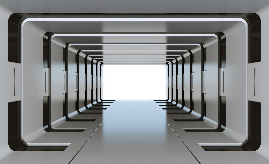Фотообои 3D 368x254 см Consalnet Область в квадратах (2798P8)