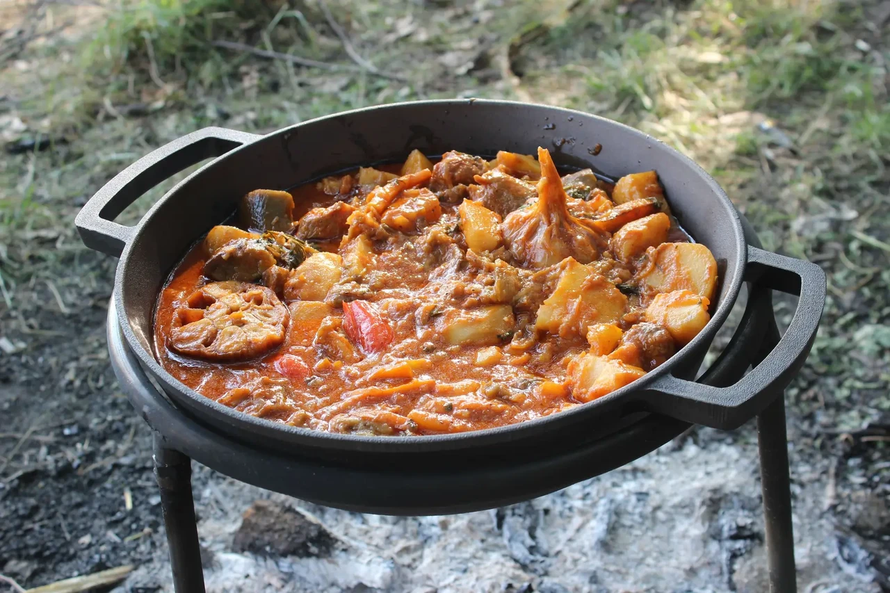 Сковорода Жарівня Ситон 30 см чавунна з чавунною кришкою - фото 6