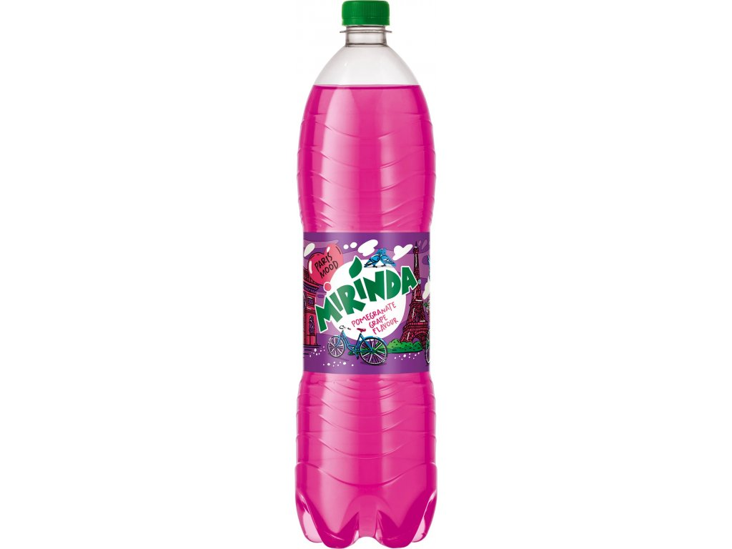 Напій безалкогольний Mirinda zero зі смаком граната та винограду 1,5 л (56675464)