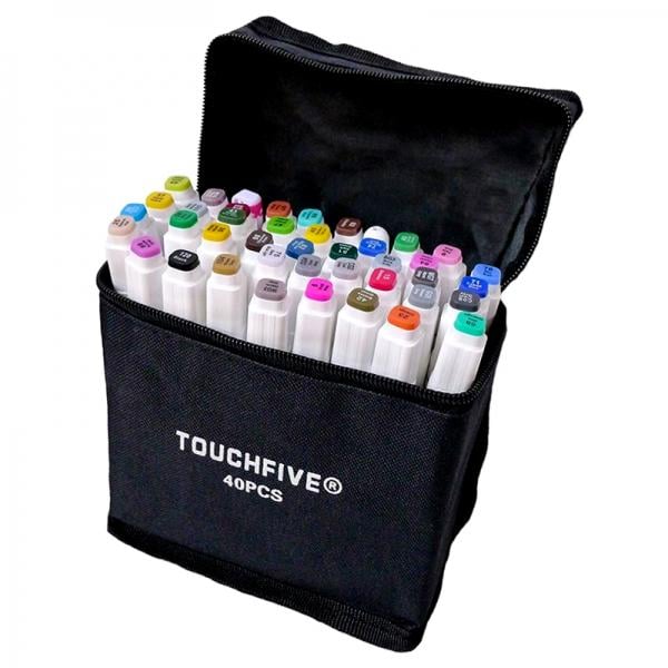 Маркеры для скетчина TOUCHFIVE Ландшафтный дизайн 40 цв. (TOUCHFIVE-40-LD)