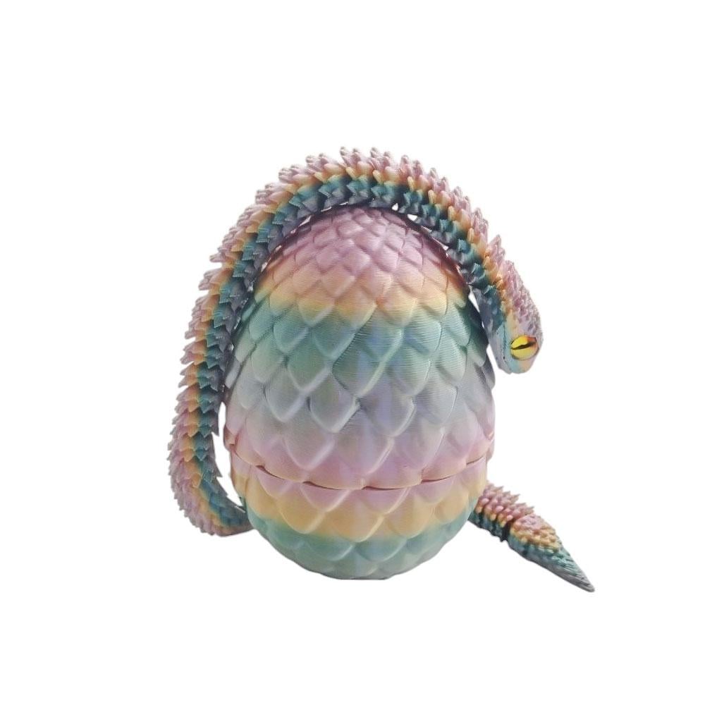 Игрушка яйцо со змеей 8,5x30 см Разноцветный (NR0236_4)