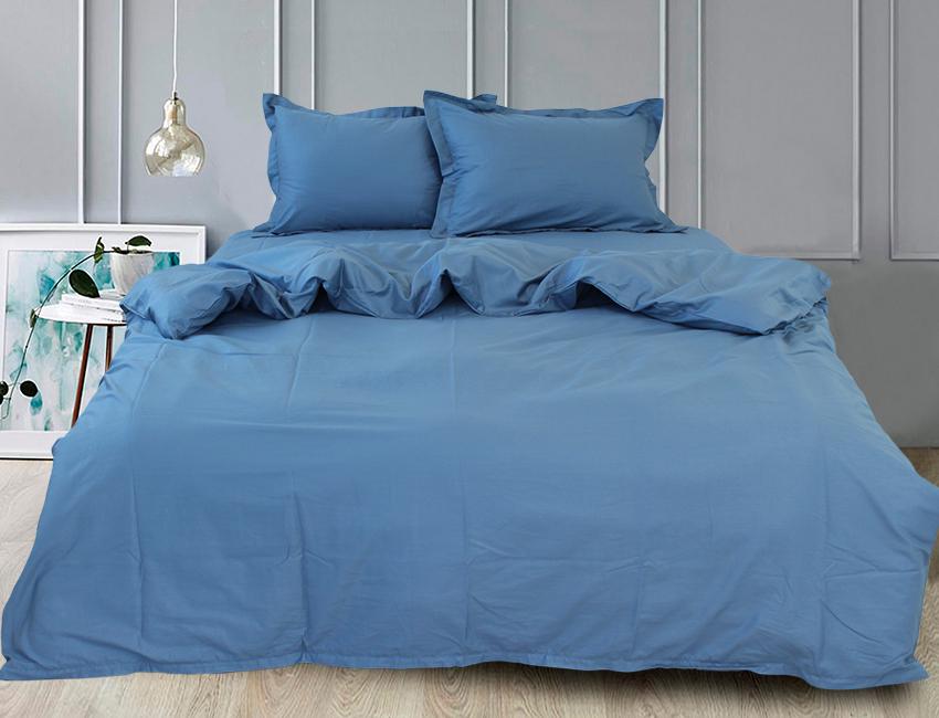 Комплект постельного белья TAGtekstil сатин евро Maxi 70х70 см Blue Grey (19058)