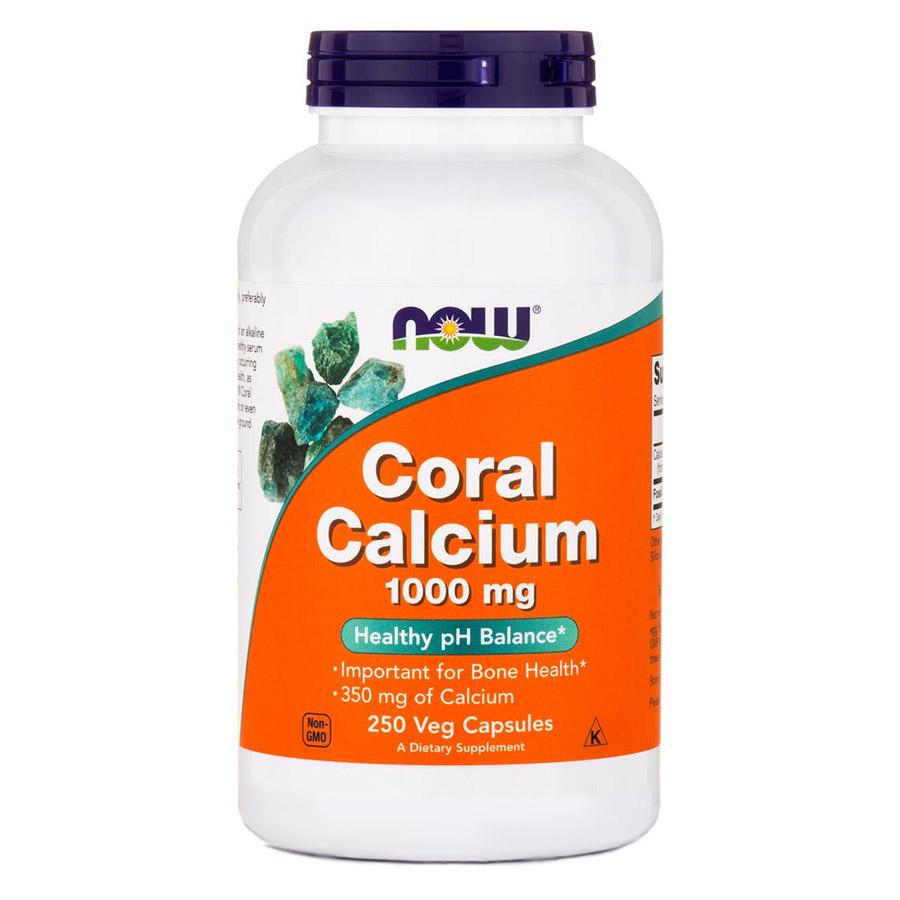Кальций коралловый NOW Coral Calcium 1000 mg 250 капс.