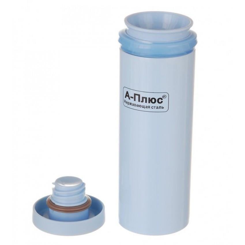Термос A-PLUS 1775 із нержавіючої сталі 350 мл Блакитний (1688457472) - фото 1 Термос A-PLUS 1775 із нержавіючої сталі 350 мл Блакитний (1688457472) - фото 1
