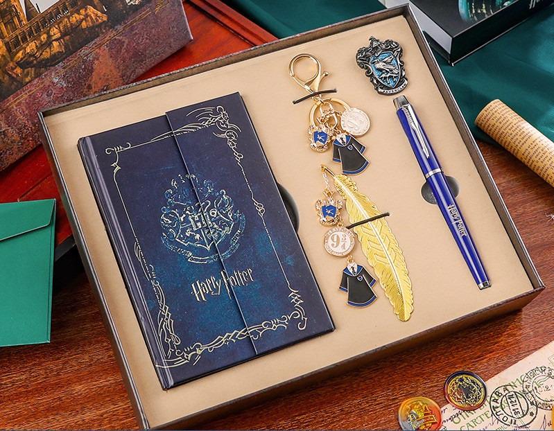 Подарунковий набір письмовий Гаррі Поттер Ravenclaw вінтажний блокнот з ручкою (b45e3537)