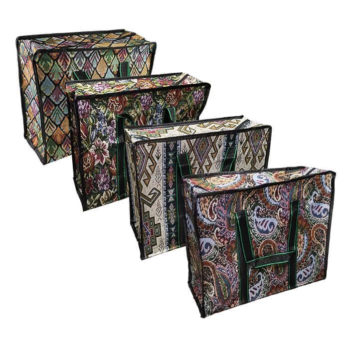 Сумка хозяйственная Гобелен №2 43х36х17 см 5 шт. (0521)