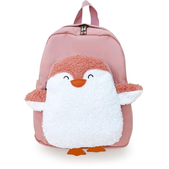 Рюкзак детский дошкольный Evo-kids Small-Pinguin Розовый - фото 1