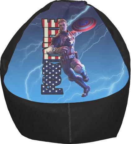 Кресло-груша Fortnite captain america L (13281281)