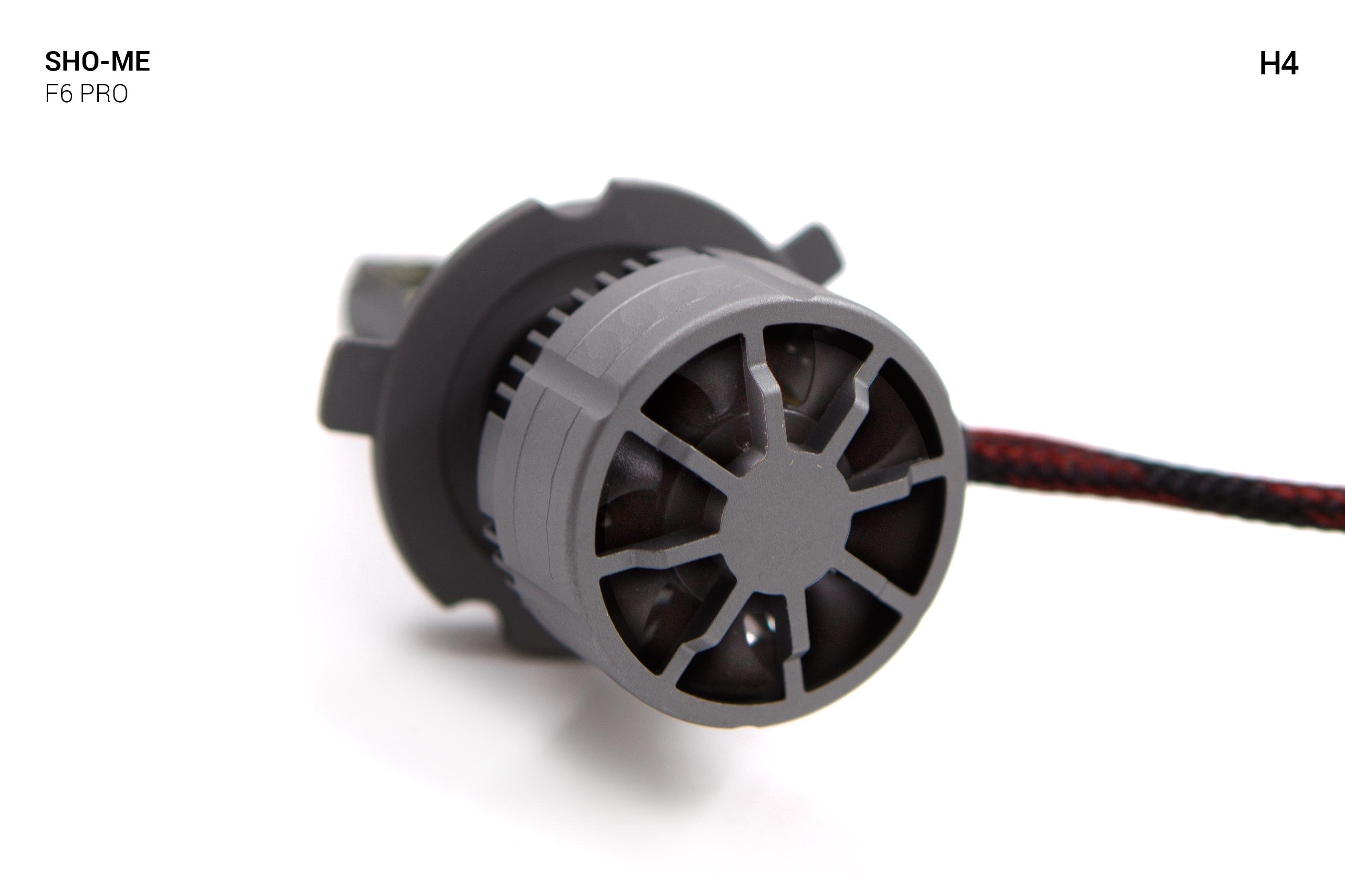 Автолампи Sho-Me F6-Pro H4 LED 35W 2 шт. - фото 3