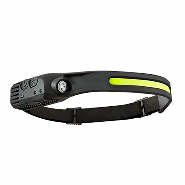 Фонарь налобный аккумуляторный BL-W689-1 LED LM+COB white+red Motion Sensor Li-Ion ЗУ Type-C Черный (3193314641)