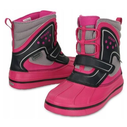 Чоботи  жіночі Crocs AllCast Pink р. 38-39 Рожевий (26945)