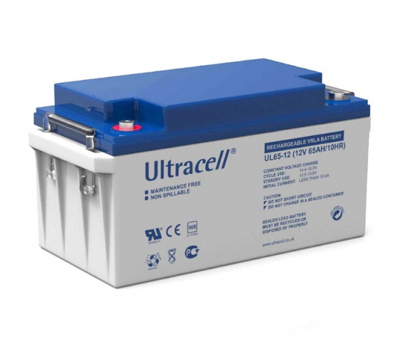 Аккумуляторная батарея Ultracell UL65-12 AGM 12V 65 Ah White (2021583446)