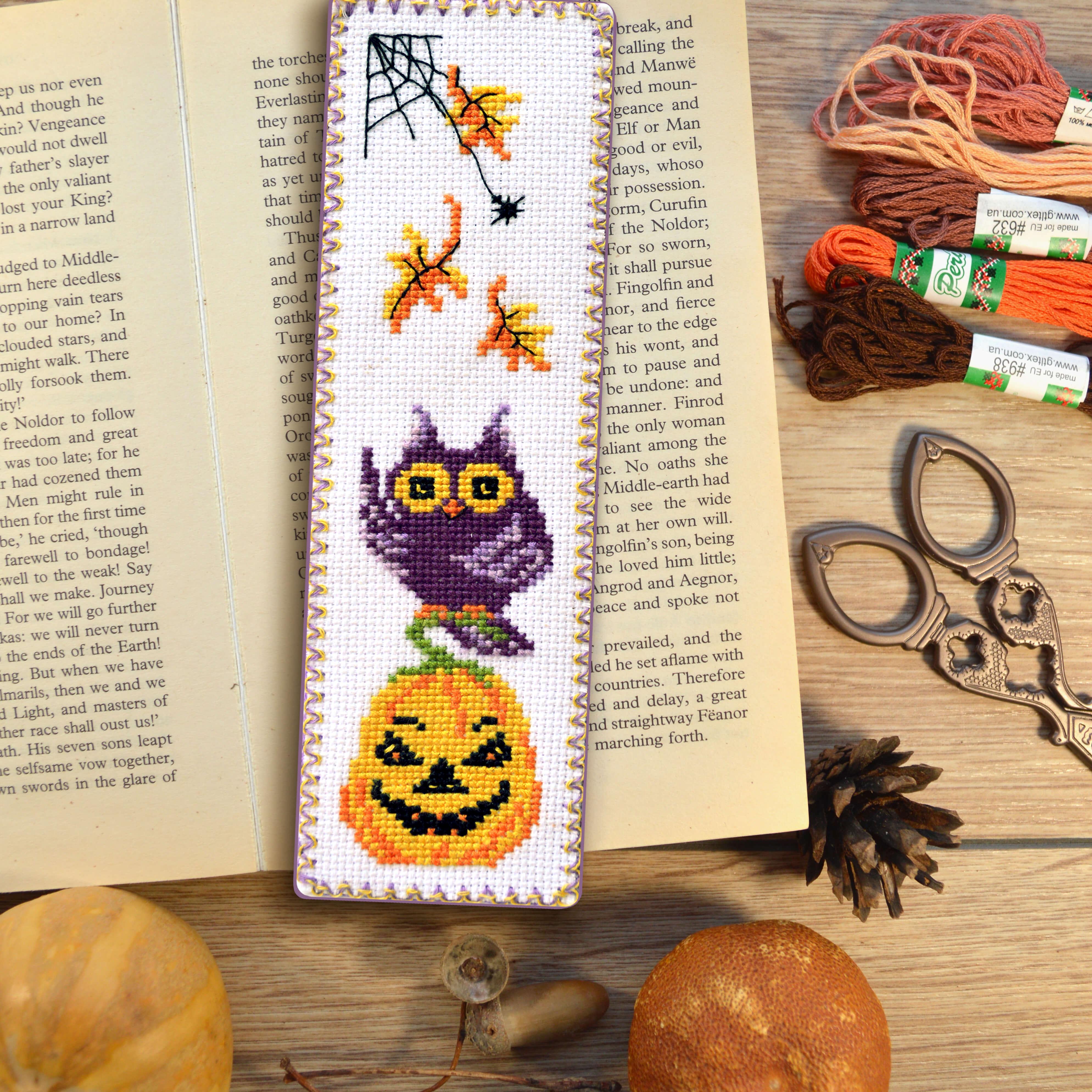 Набор для вышивки закладки Осенняя сова (825)