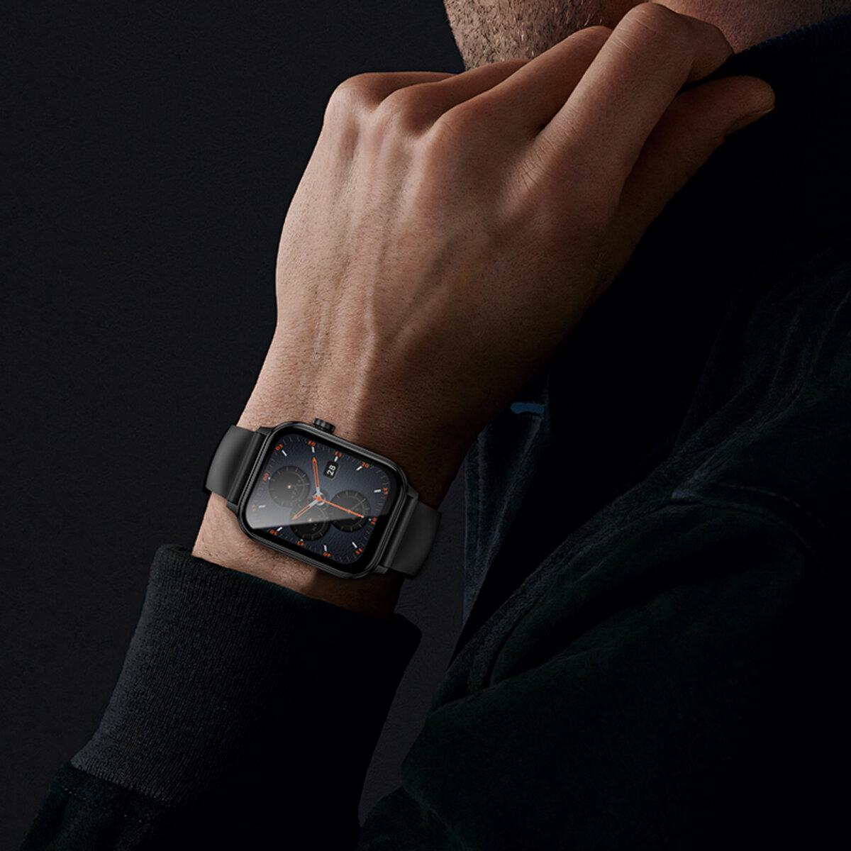 Смарт-годинник Hoco Y26 Smart sport watch call version 1,81" 230 mAh BT5.0 Black (6942007645416) - фото 4