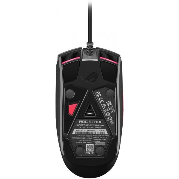 Мышь ASUS ROG Strix Impact II Electro Punk Black (90MP01U0-BMUA00) - фото 5