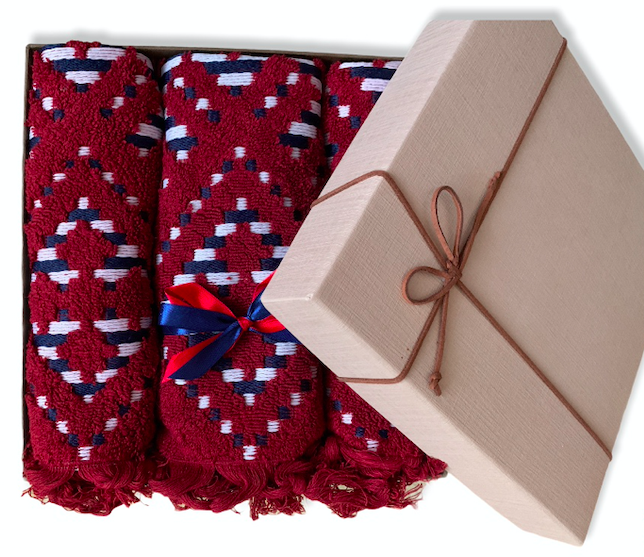 Подарунковий набір жакардових рушників Cherry - фото 2 Подарунковий набір жакардових рушників Cherry - фото 2