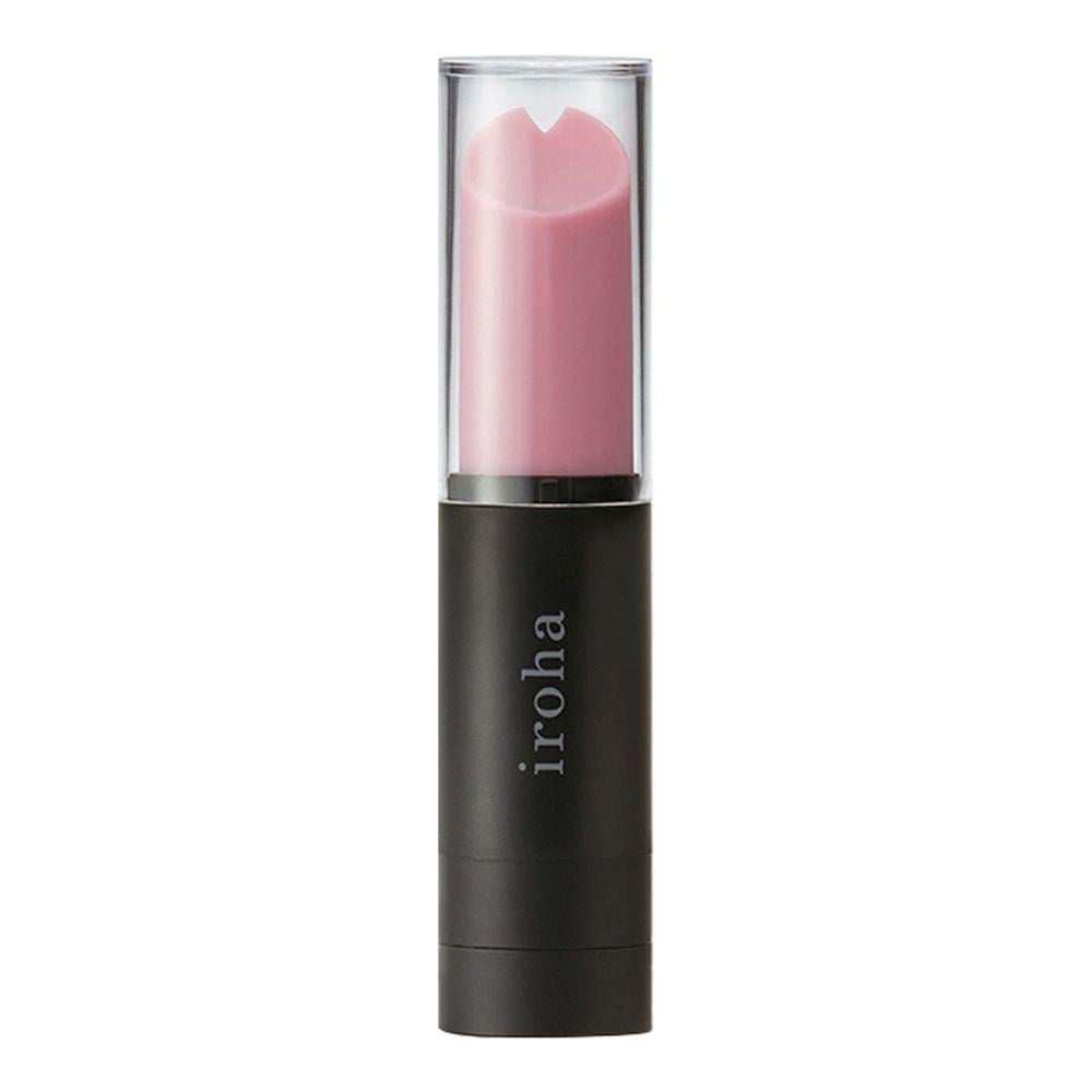 Вибропуля в виде помады Iroha Stick Tenga, медицинский силикон, розовая с черным