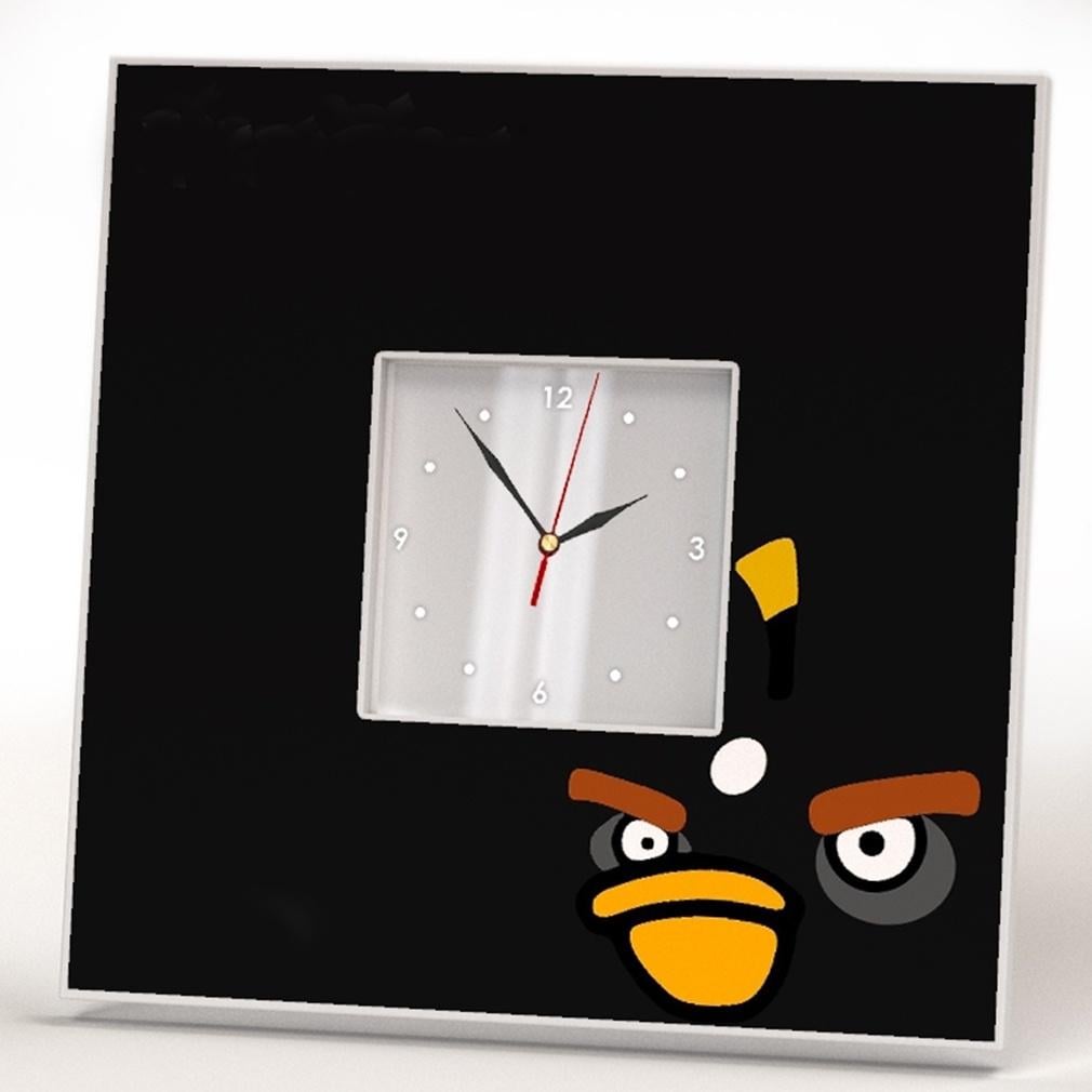 Годинник настінний в дитячу Angry Birds 260x260 мм (C00778)