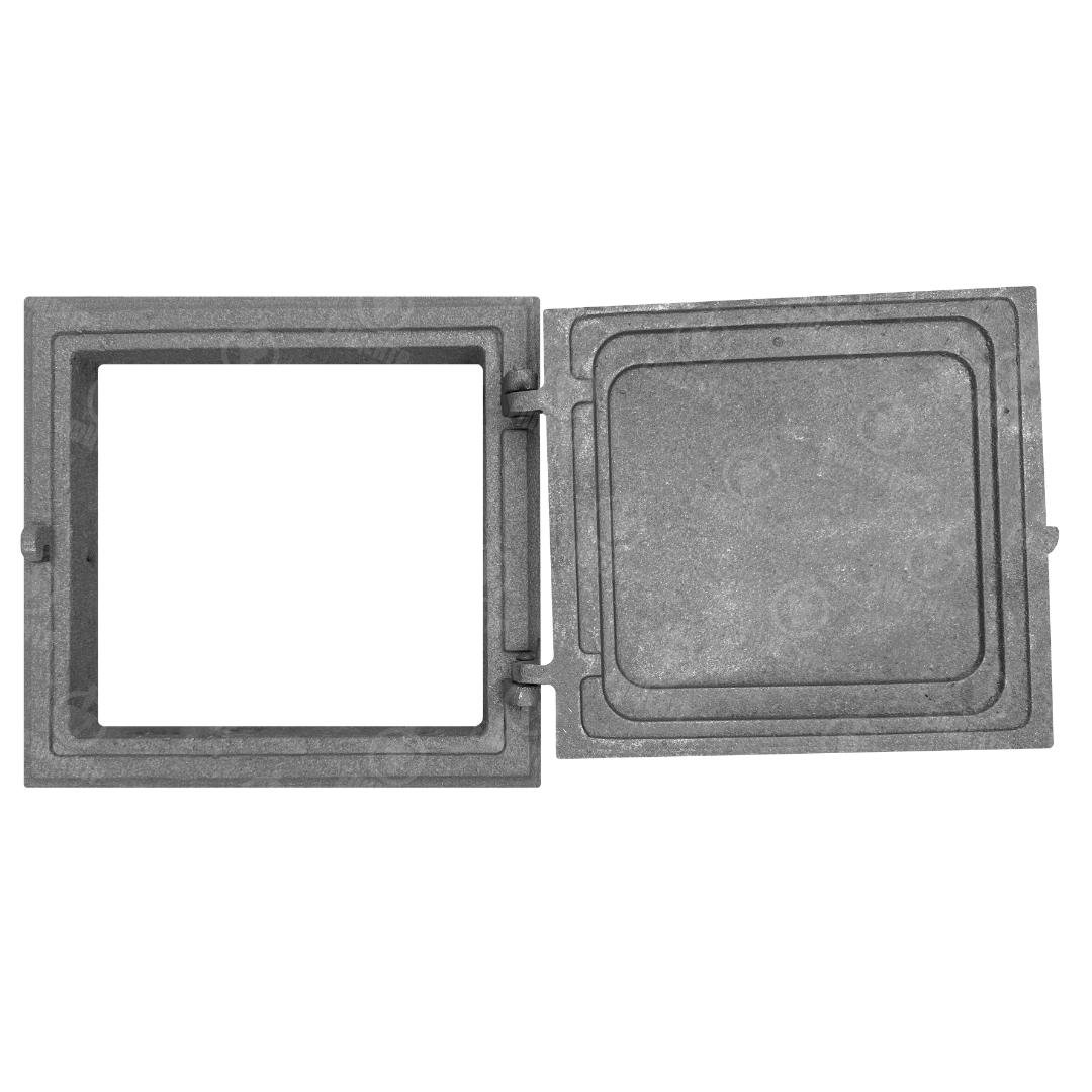 Дверцята чавунні для печі Модерн 265х250 мм - фото 4