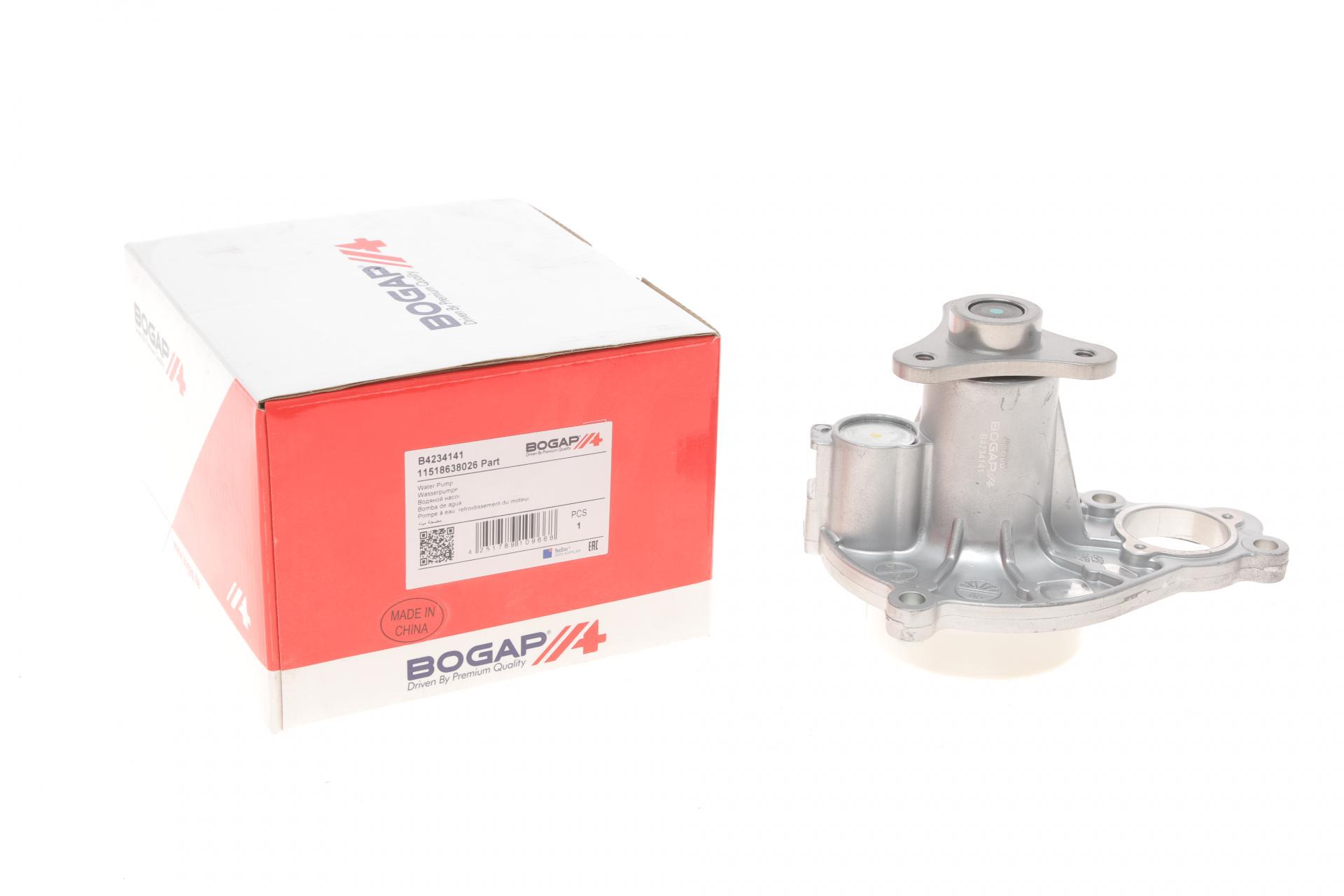 Водяная помпа BOGAP Audi A3/VW Jetta IV 04- (B4234141)