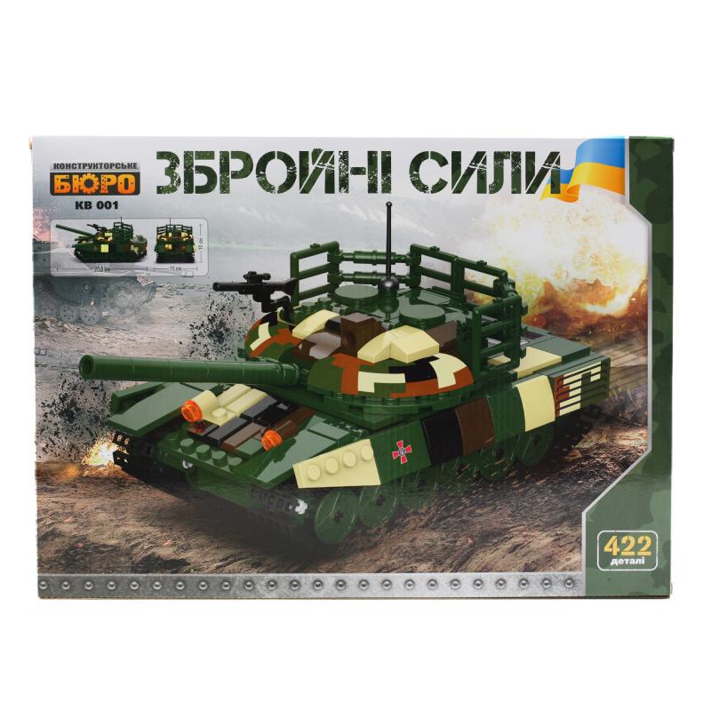 Конструктор Bambi Военный Танк 422 детали (KB 001)