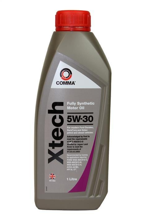 Моторное масло COMMA XTech 5W-30 A5/B5 SL/CF 1 л (XTC1L)