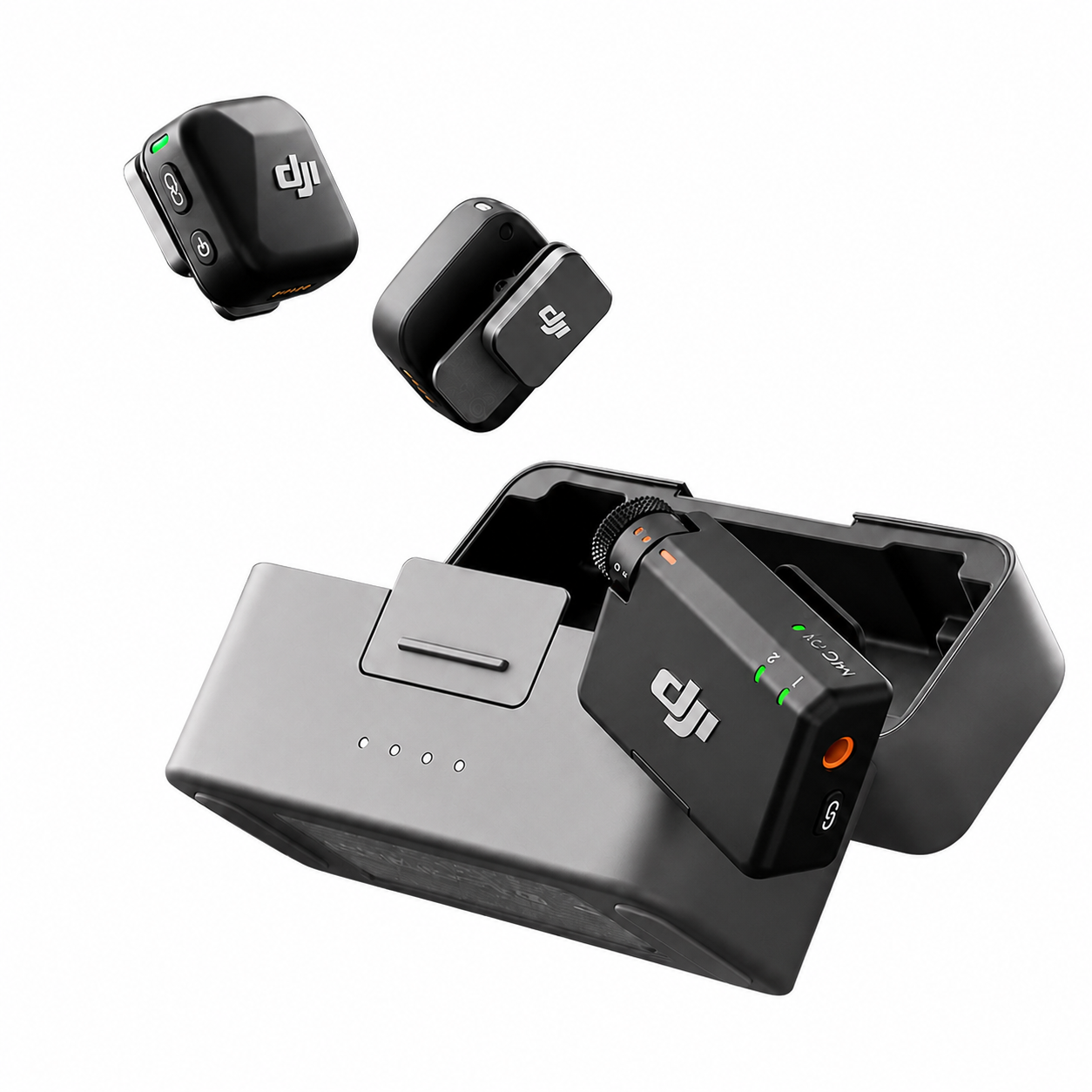 Мікрофон бездротовий DJI Mic Mini 2 TX + 1 RX із зарядним кейсом/шумозаглушенням