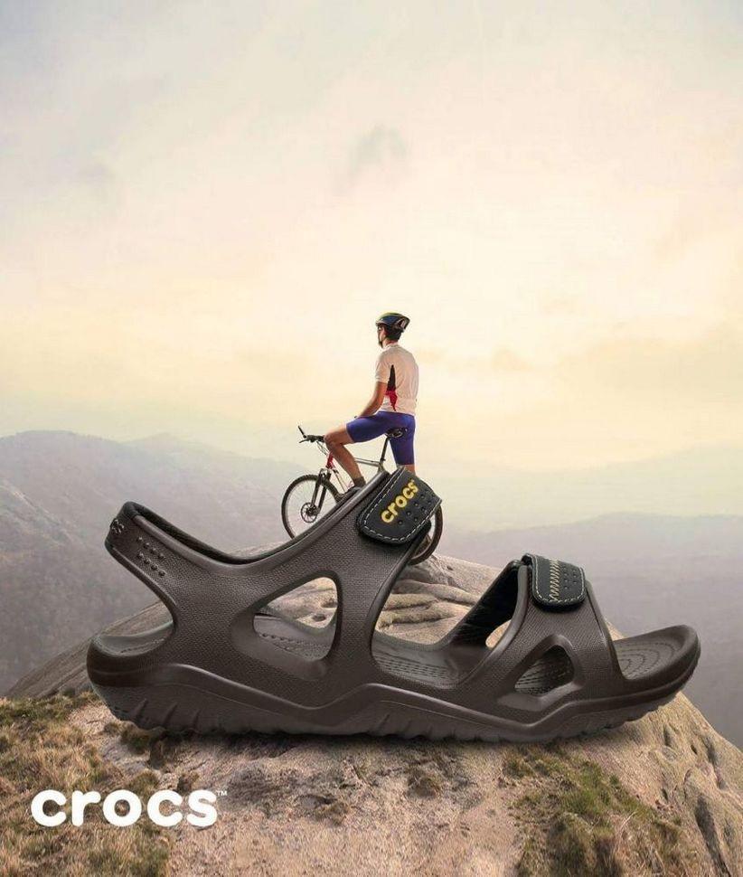 Сандалии мужские Crocs Swiftwater River Sandal р. 44/45 Espresso (1158) - фото 2